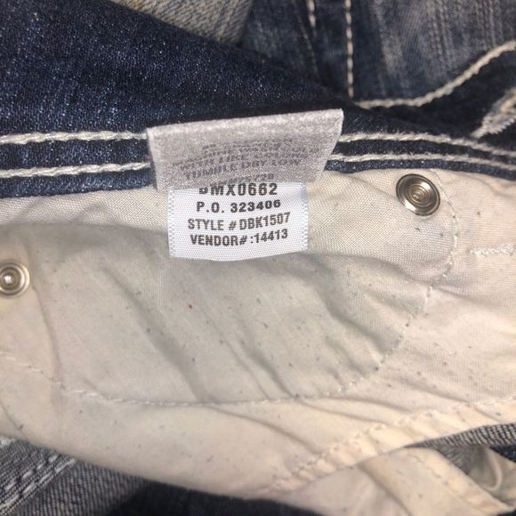 Daytrip Virgo bootcut women's 25R denim blue jeans Buckle whiskered 5 pocket - Picture 15 of 16